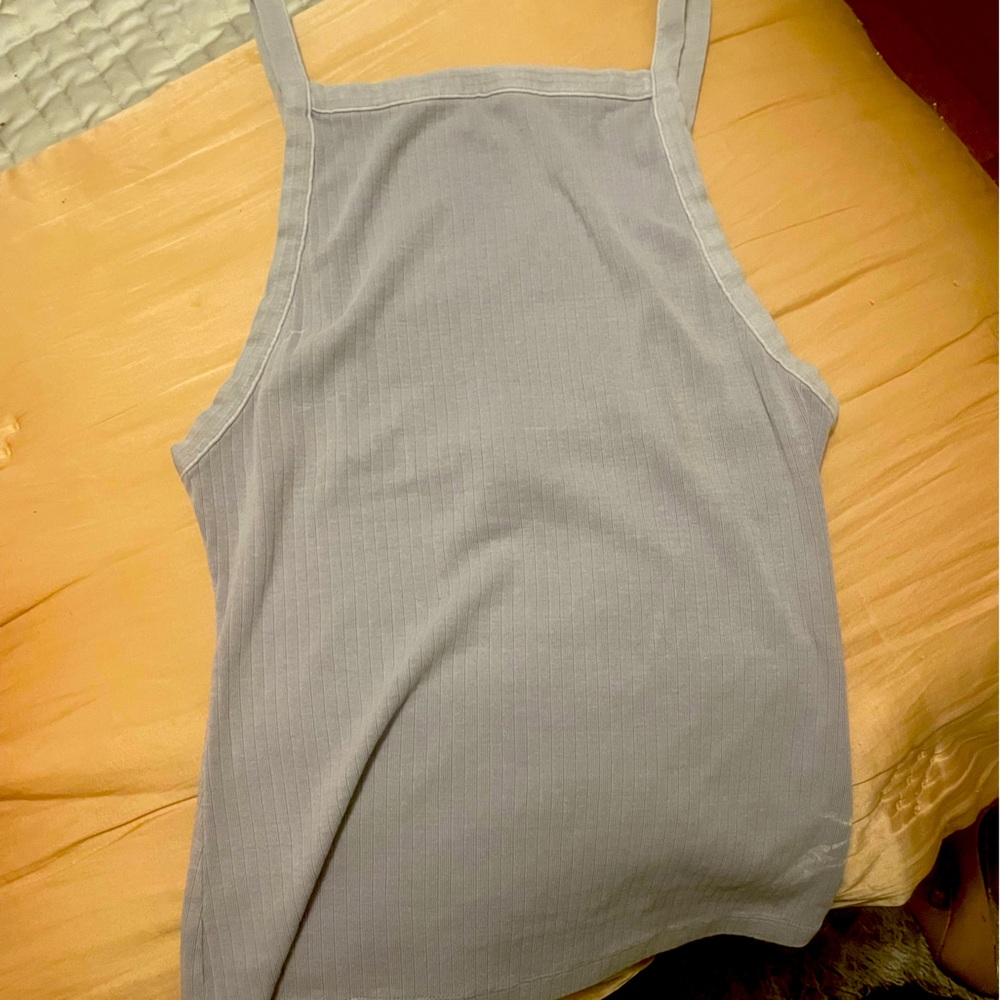 FREE PEOPLE!! Light blue tank with low back, size Small!!